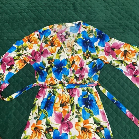 Long Floral Maxi Dress  by Seven Island - Size Large - Picture 9 of 11